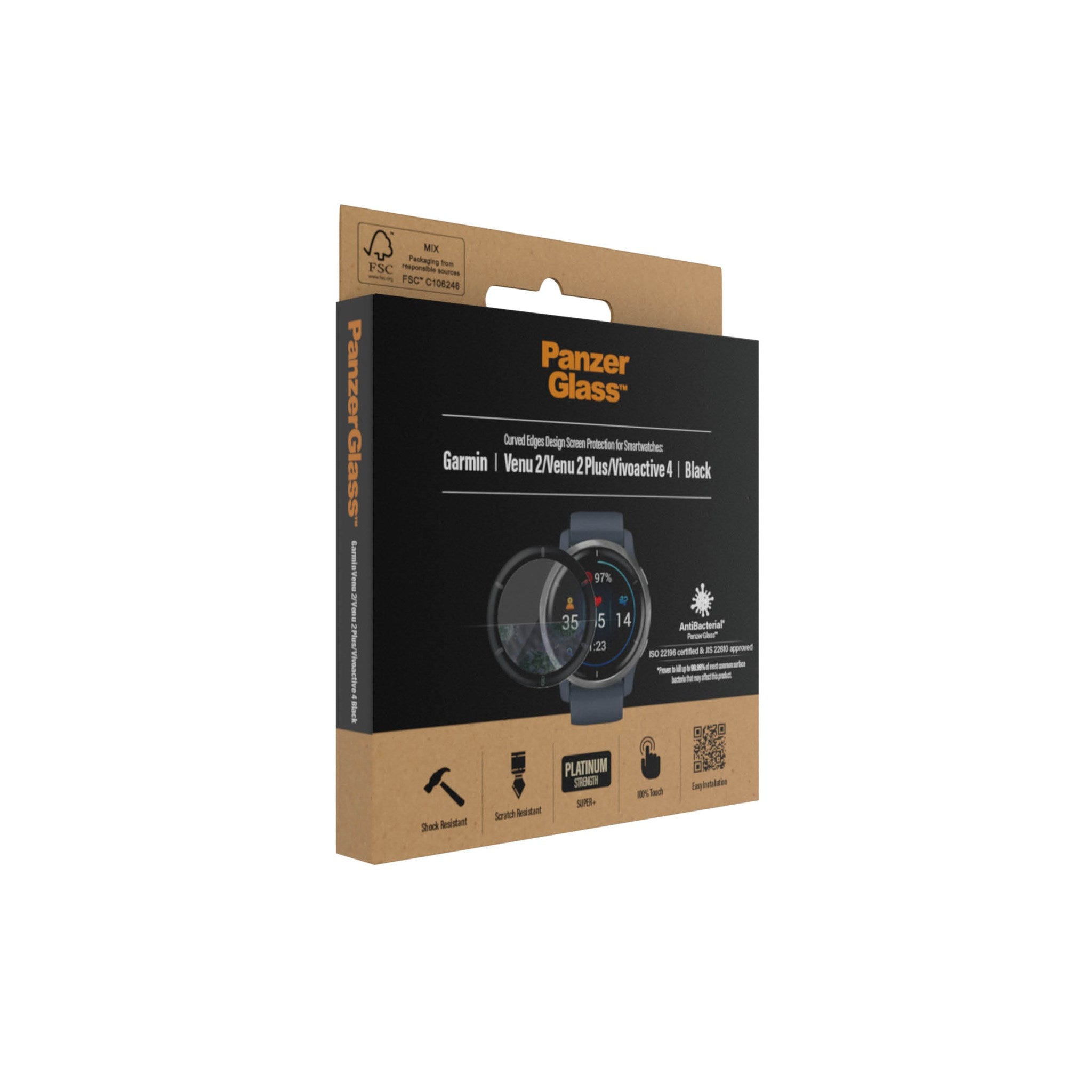 PanzerGlass® Displayschutz Garmin Venu 2 |  Vivoactive 4